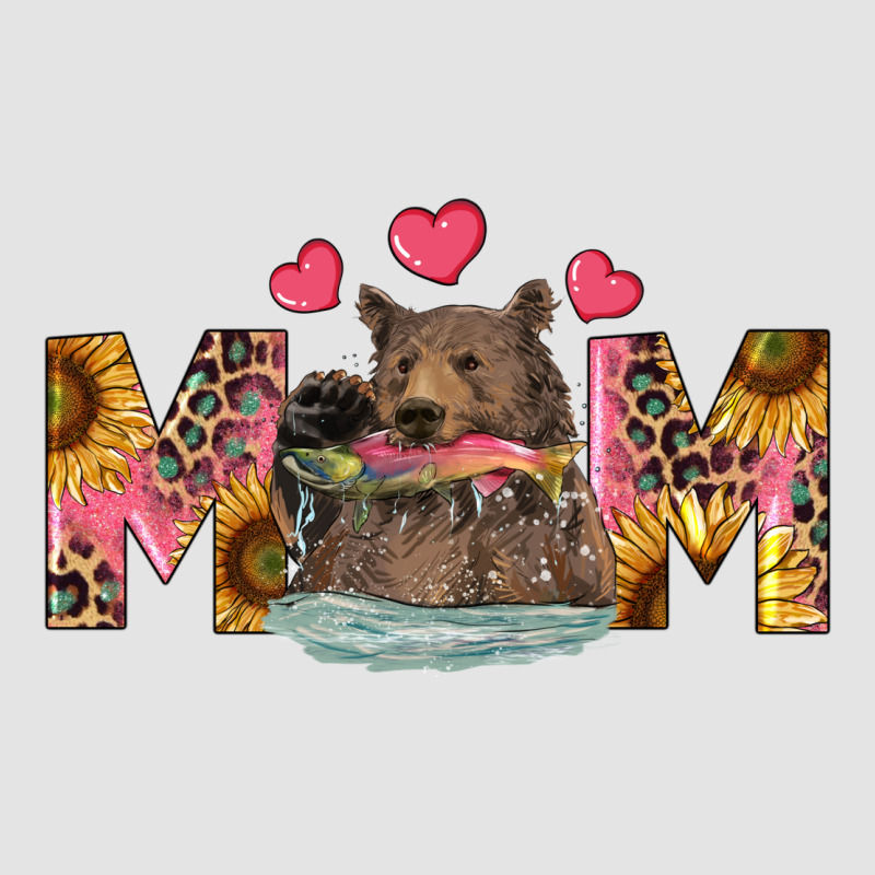 Mom Bear With Sunflowers Premium Sweatshirt by RanaPortraitStore | Teevron