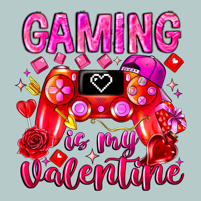 Gaming Is My Valentine Heavy Core Tee by CowhideDigitalArt | Teevron
