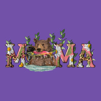 Mama With Bear And Daisy Premium Sweatshirt | Teevron
