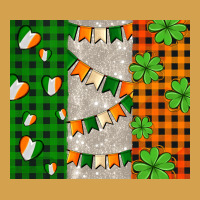 Irish Flag With Shamrocks And Heart Urban Hoodie | Teevron