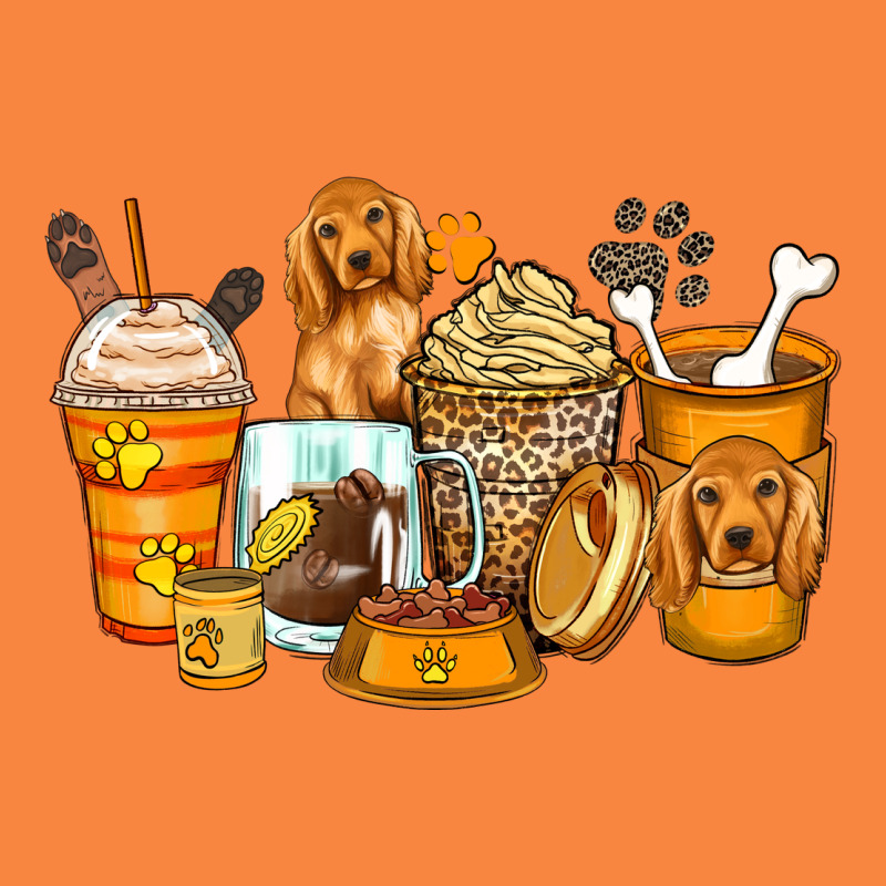 Cocker Spaniel Coffee Cups Premium Sweatshirt by Zillion Design Studio | Teevron