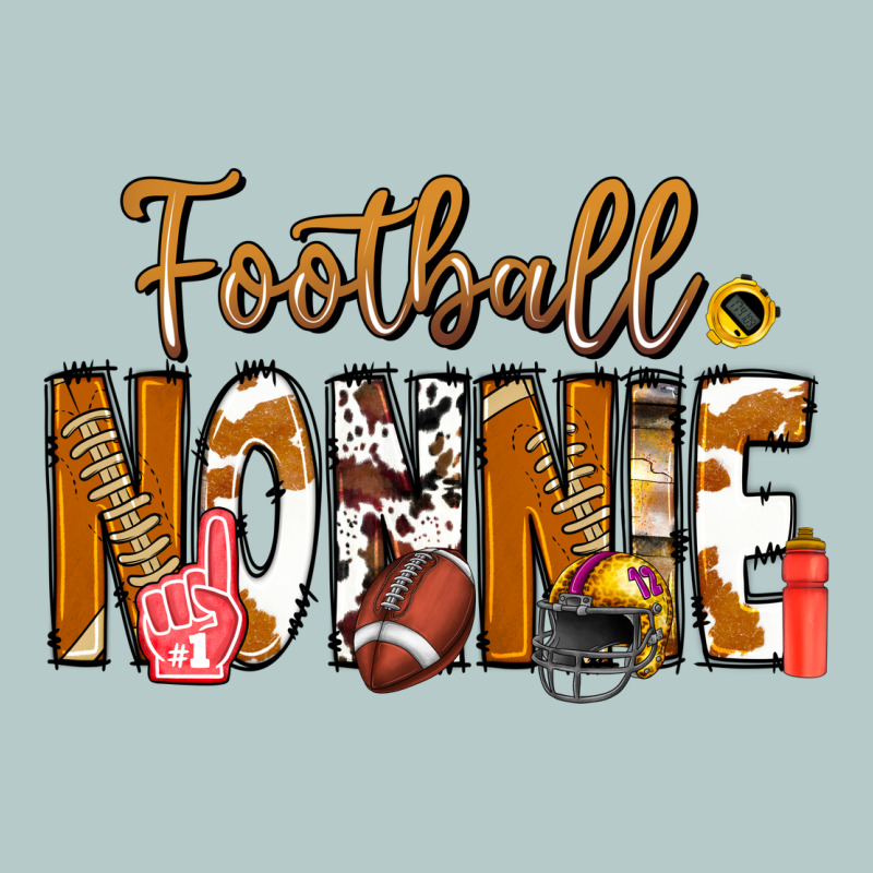 Football Nonnie Heavy Core Tee by CowhideDigitalArt | Teevron