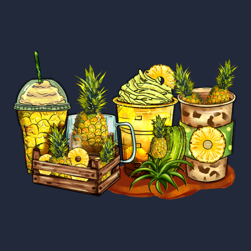 Pineapple Farm Fresh Coffee Cups Premium Sweatshirt by Zillion Design Studio | Teevron