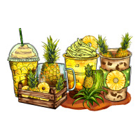 pineapple farm fresh coffee cups | Teevron