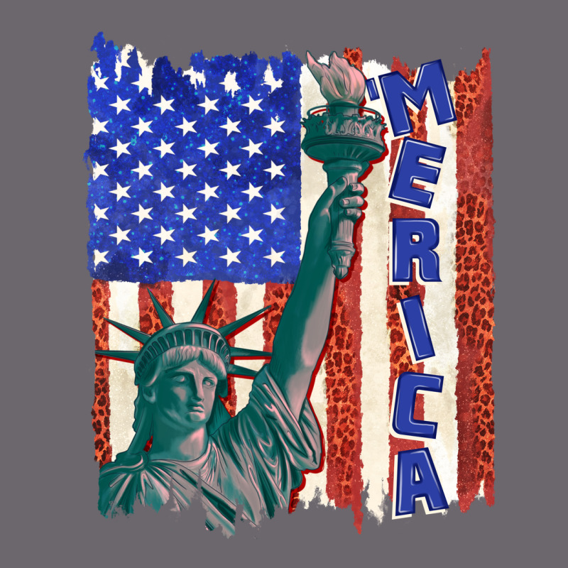 Usa Flag With Statue Of Liberty Premium Sweatshirt by texasbilliewilder | Teevron