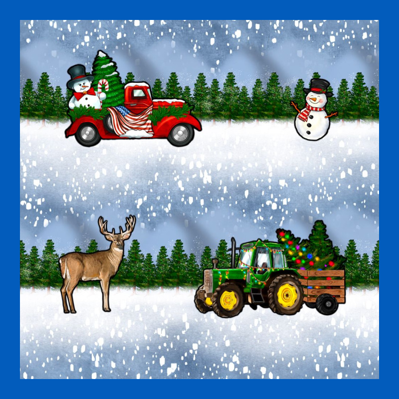 Christmas Snow Truck Seamless Pattern Urban Hoodie by BundleAndBundleShop | Teevron