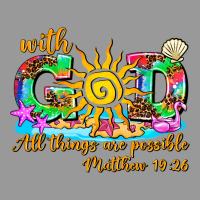 With God All Things Are Possible Summer Vintage Hoodie | Teevron