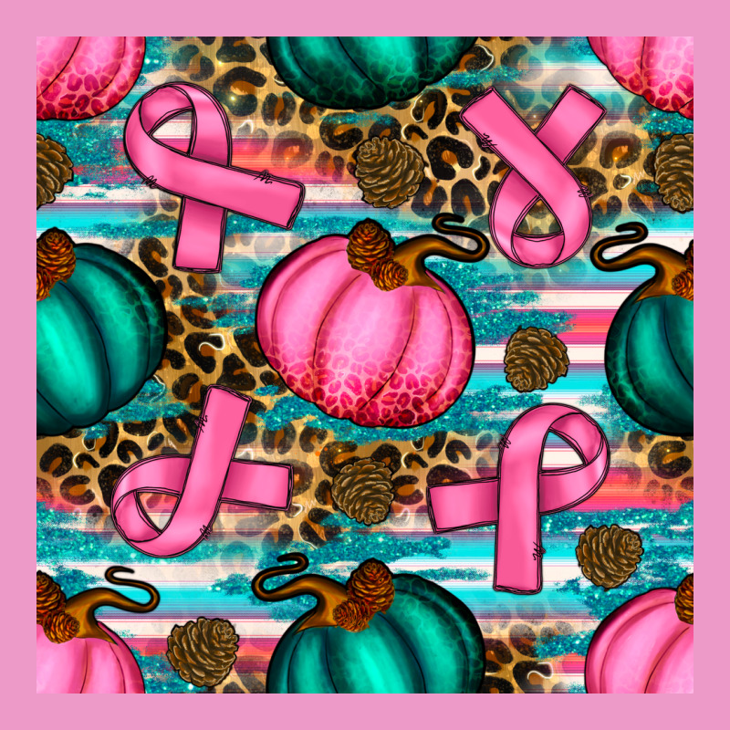 Breast Cancer Awareness With Pumpkins Seamless Pattern Urban Hoodie by BundleAndBundleShop | Teevron