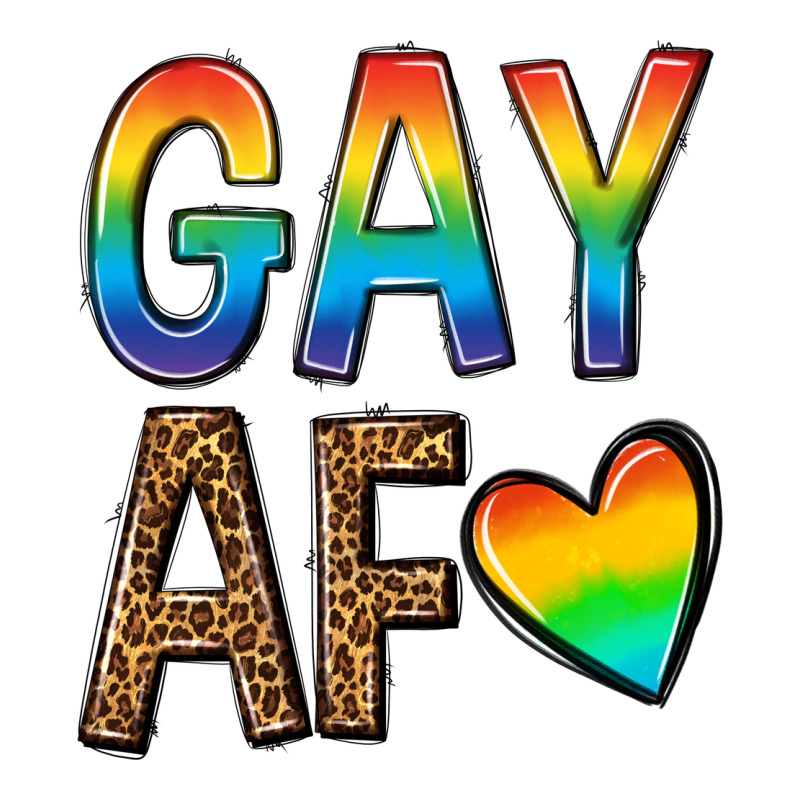Gay Af Premium Sweatshirt by texasbilliewilder | Teevron