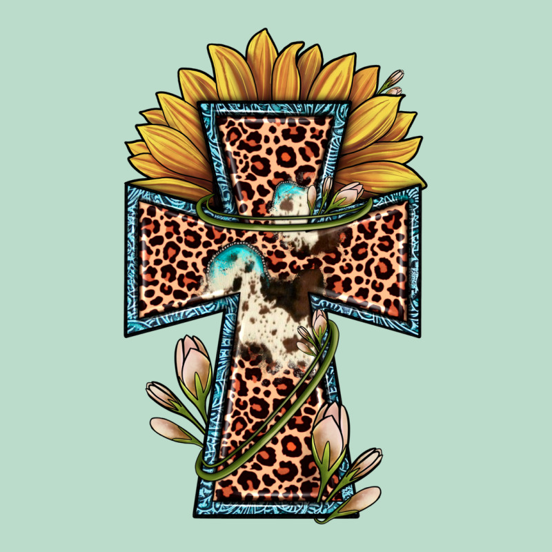 Leopard Cross  Sunflower Premium Hoodie by JahusDesignShop | Teevron