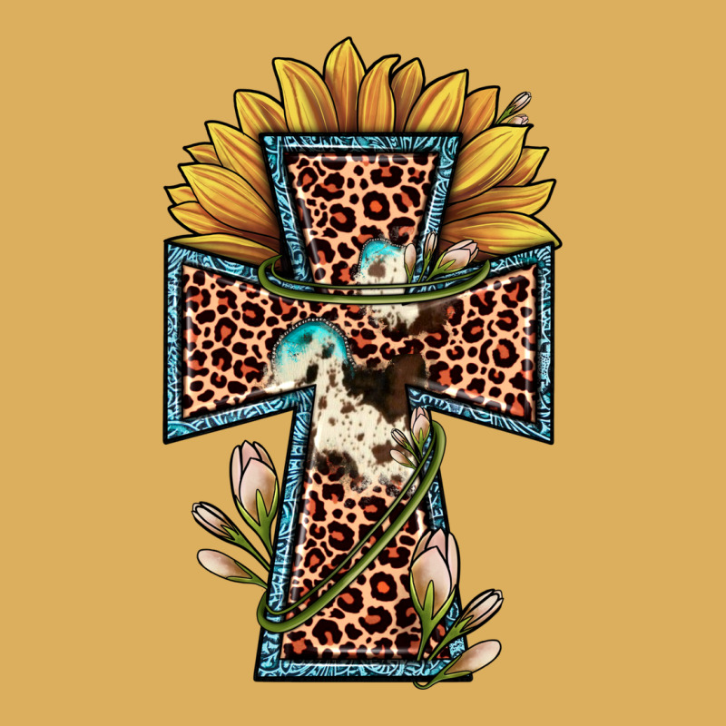 Leopard Cross  Sunflower Premium Hoodie by JahusDesignShop | Teevron
