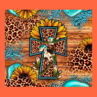Leopard Cross Sunflower Premium Hoodie | Teevron