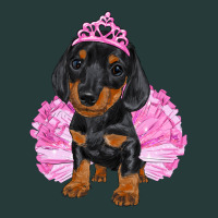 Balerina Dachshund With Tutu Premium Sweatshirt | Teevron