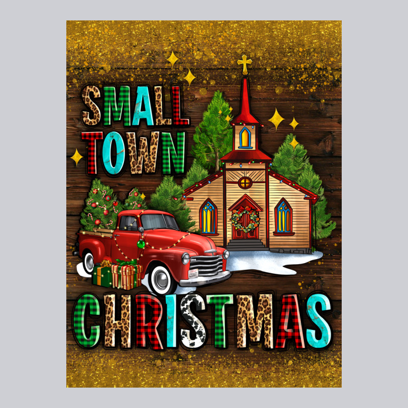 Small Town Christmas Church Urban Hoodie by AdoDesignShop | Teevron