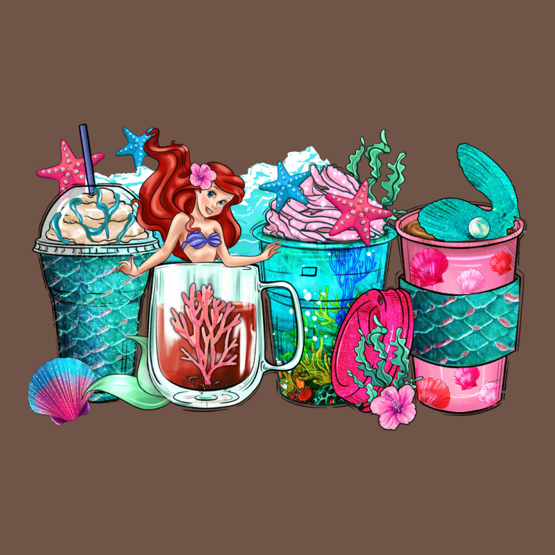 Mermaid Coffee Cups Premium Sweatshirt by Zillion Design Studio | Teevron