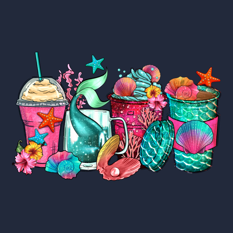Mermaid Tail Coffee Cups Premium Sweatshirt by Zillion Design Studio | Teevron