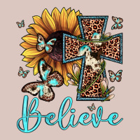 Believe Leopard Cross Sunflower Butterfly Premium Hoodie | Teevron