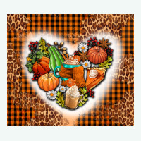 Western Fall Heart Premium Hoodie | Teevron