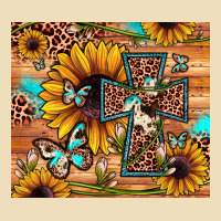 Cross Sunflower Butterfly Premium Hoodie | Teevron