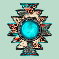 Aztec Leopard Turquoise Gemstone Premium Hoodie | Teevron