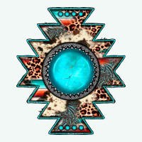 Aztec Leopard Turquoise Gemstone Premium Hoodie | Teevron