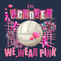 In October We Wear Pink Volleyball Premium Hoodie | Teevron