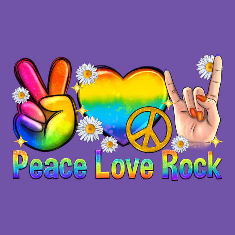 Peace Love Rock Pride Premium Sweatshirt by texasbilliewilder | Teevron