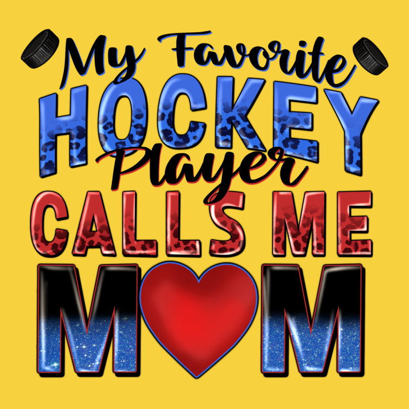 My Favorite Hockey Player Calls Me Mom Premium Sweatshirt by Zillion Design Studio | Teevron