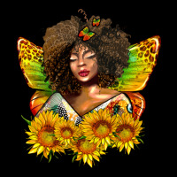 Butterfly Afro Woman Juneteenth Urban Hoodie | Teevron