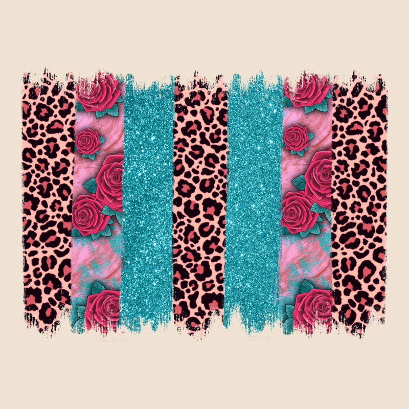 Valentines Day Leopard Rose Glitter Brush Stoke Urban Hoodie by JahusDesignShop | Teevron