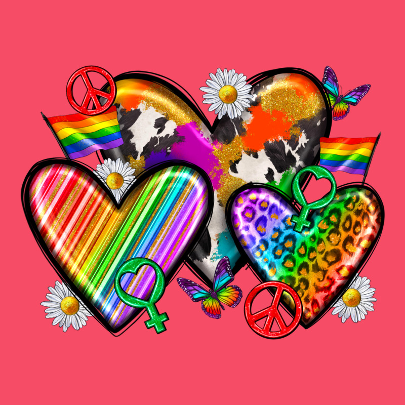 Pride Hearts Premium Sweatshirt by texasbilliewilder | Teevron