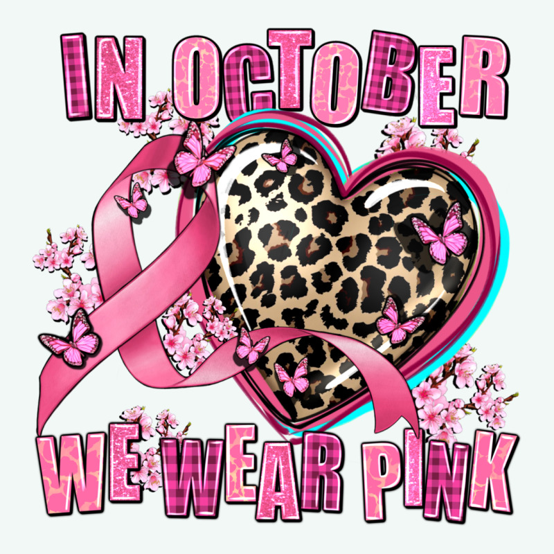 Western Leopard  In October We Wear Pink Heart Premium Hoodie by AdoDesignShop | Teevron