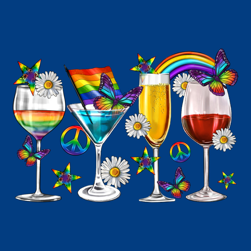 Pride Lgbtq Wine Cups And Glasses Premium Sweatshirt by texasbilliewilder | Teevron
