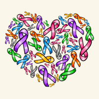 Cancer Ribbon Heart Premium Hoodie | Teevron