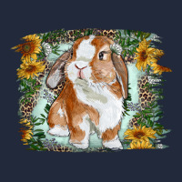 Bunny With Flower Leopard Premium Sweatshirt | Teevron