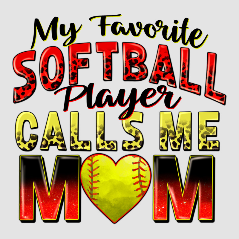 My Favorite Softball Player Calls Me Mom Premium Sweatshirt by Zillion Design Studio | Teevron