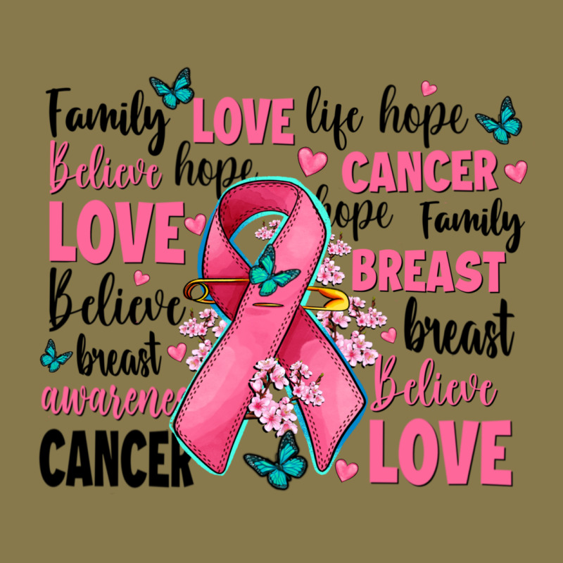 Breast Cancer Ribbons With Cancer Words Premium Hoodie by AdoDesignShop | Teevron