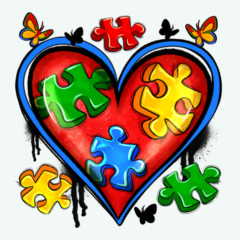 Autism Heart Premium Hoodie by Artiststas | Teevron