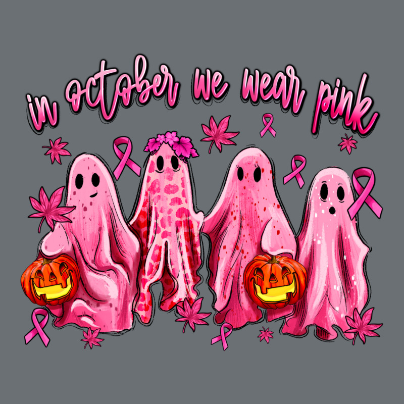 In October We Wear Pink Ghosts Premium Hoodie by AdoDesignShop | Teevron