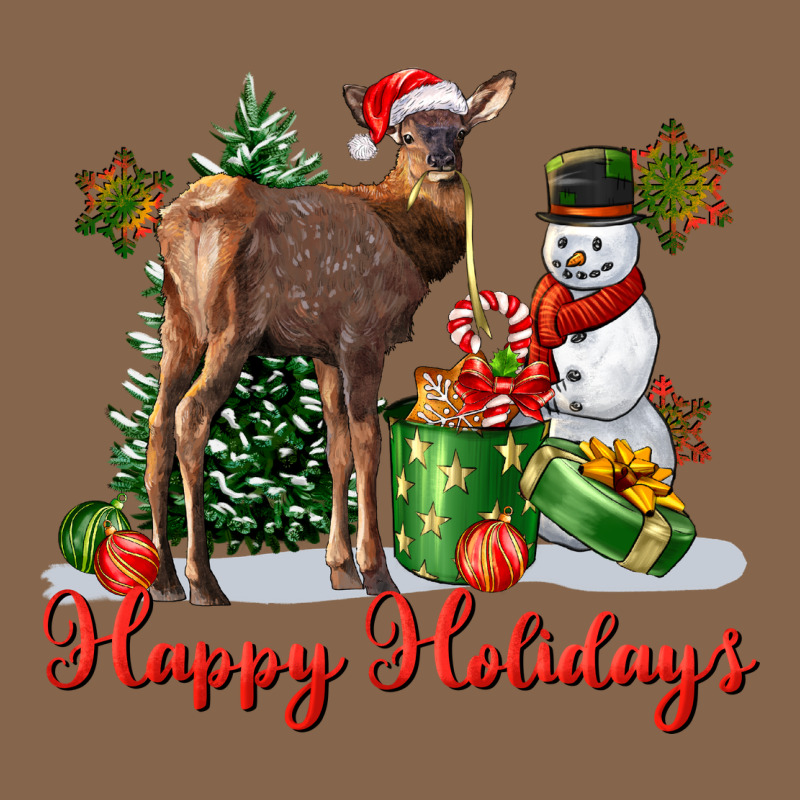 Happy Holidays Baby Deer Premium Tee by LillyAllenDesigns | Teevron