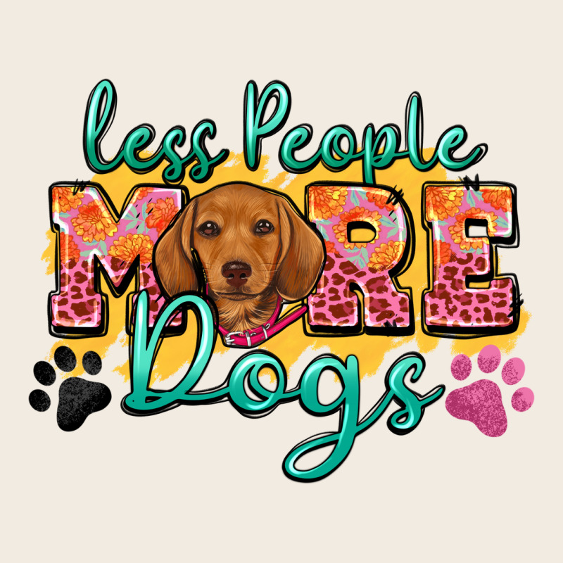 Less People More Dogs Premium Sweatshirt by Zillion Design Studio | Teevron