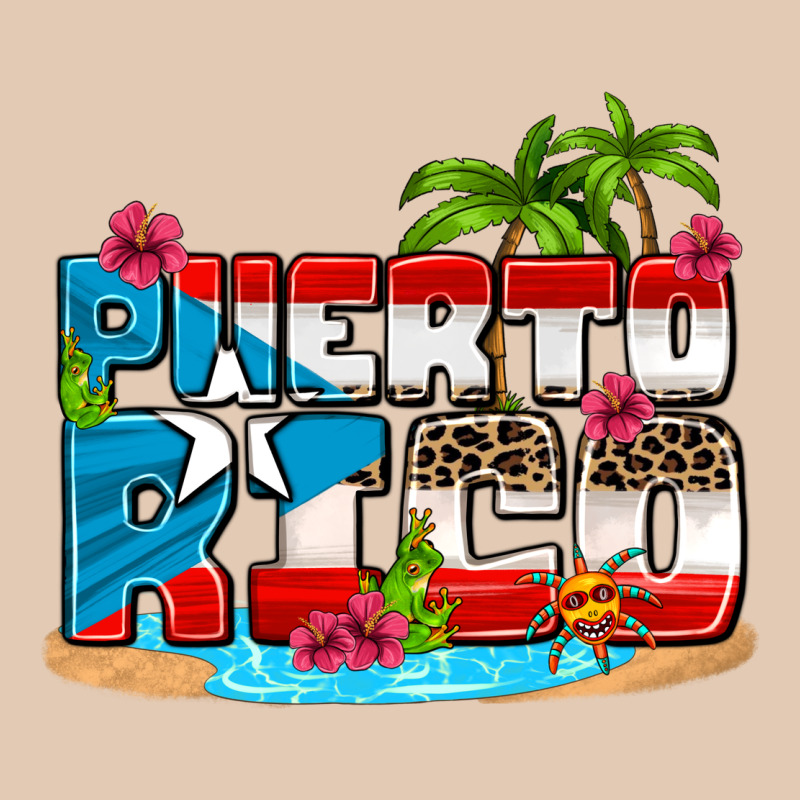 Puerto Rico And Flowers With Frog Urban Hoodie by AdoDesignShop | Teevron