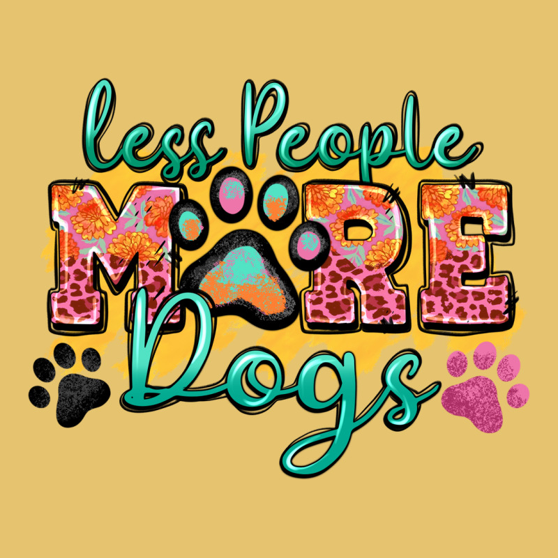 Less People More Dogs Paw Zillion Premium Sweatshirt by Zillion Design Studio | Teevron