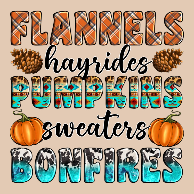 Flannels Hayrides Pumpkins Sweaters Bonfires Urban Hoodie by Artiststas | Teevron