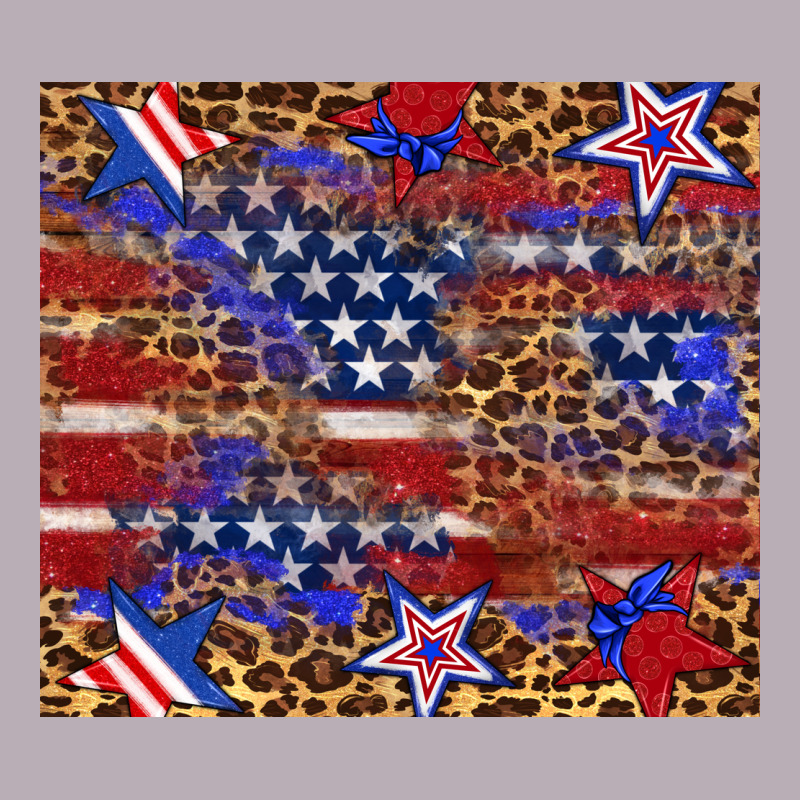 American Flag And Star Leopard Vintage Tee by Artiststas | Teevron