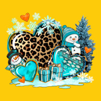 Winter Hearts With Snowmans Premium Hoodie | Teevron
