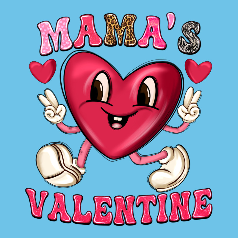 Mamas Valentine With Cute Heart Premium Sweatshirt by texasbilliewilder | Teevron