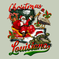 Louisiana Christmas With  Afro Santa Ladies Tee | Teevron