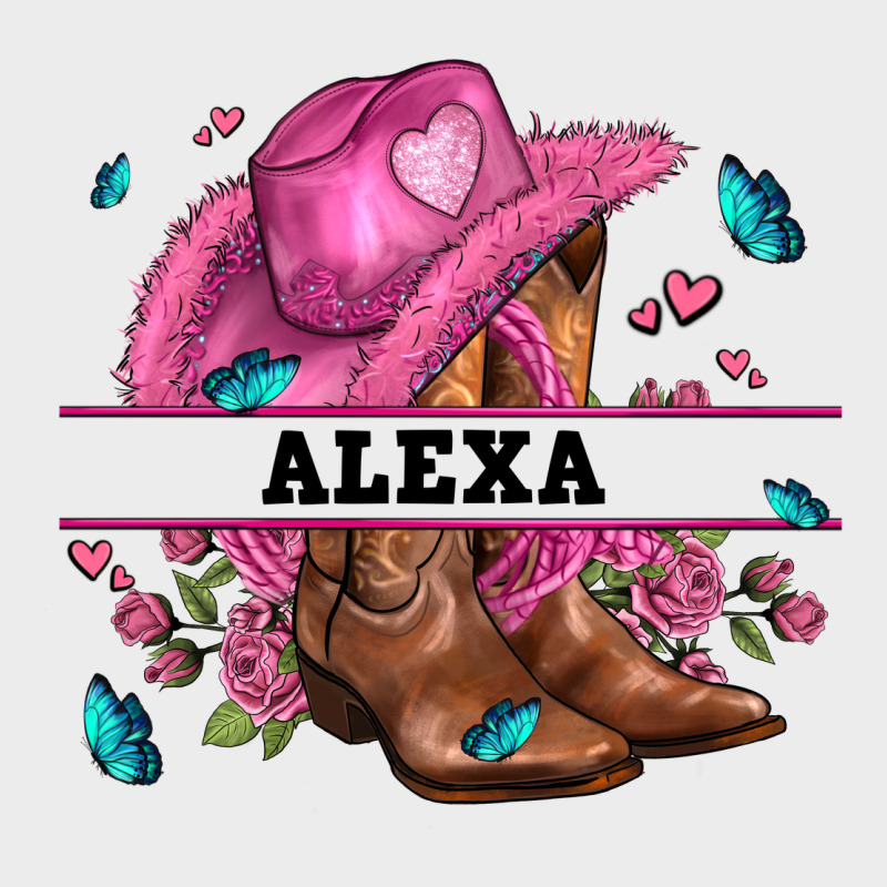 Pink Costom Name Cowgirl Hat And Roses Urban Hoodie by AdoDesignShop | Teevron