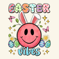 Easter Vibes Smiley Face Premium Hoodie | Teevron